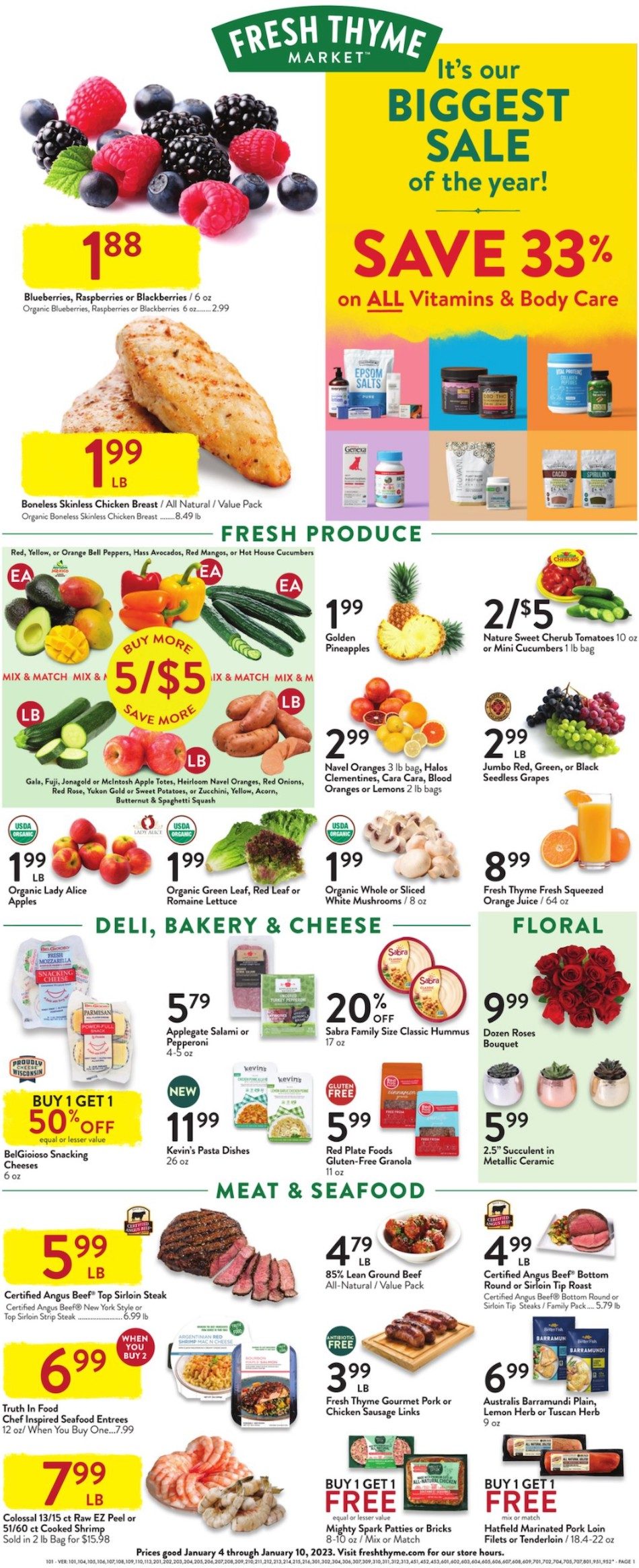 Fresh Thyme Weekly Ad Jan 4 10, 2023 WeeklyAds2
