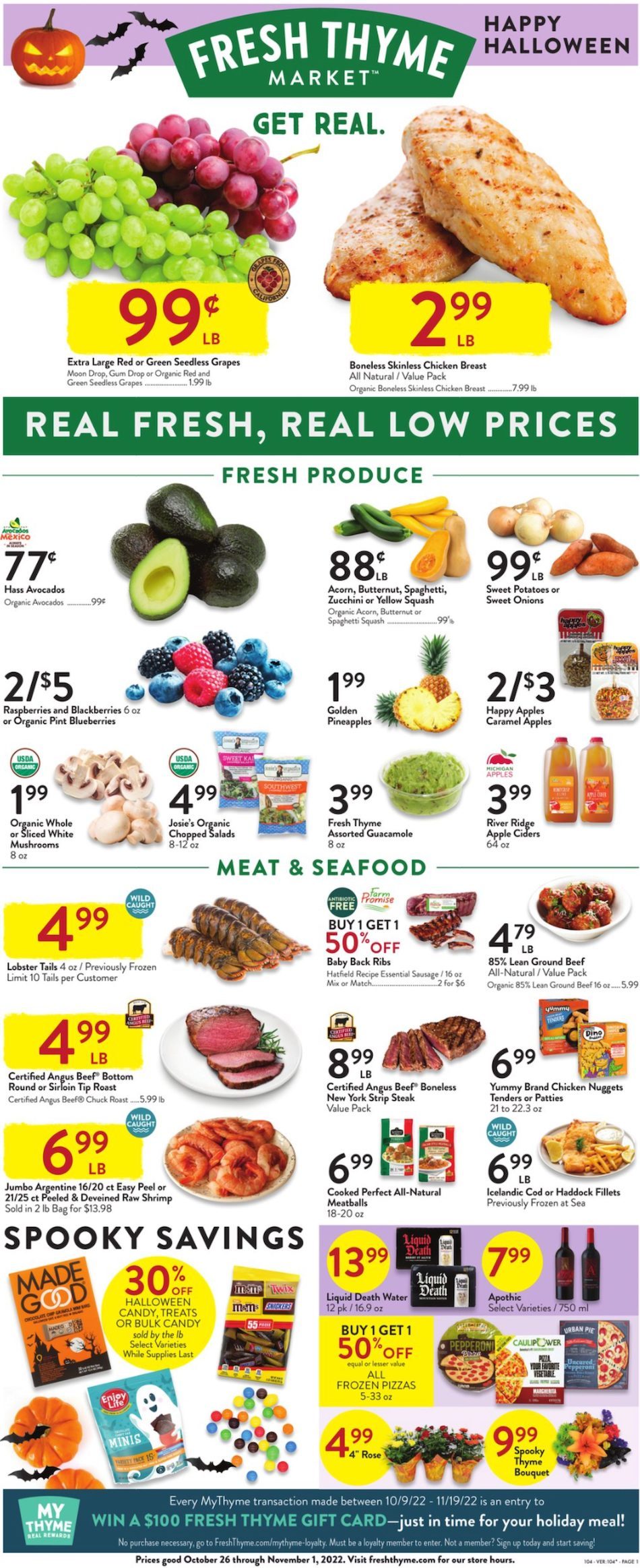 fresh thyme ad for this week
