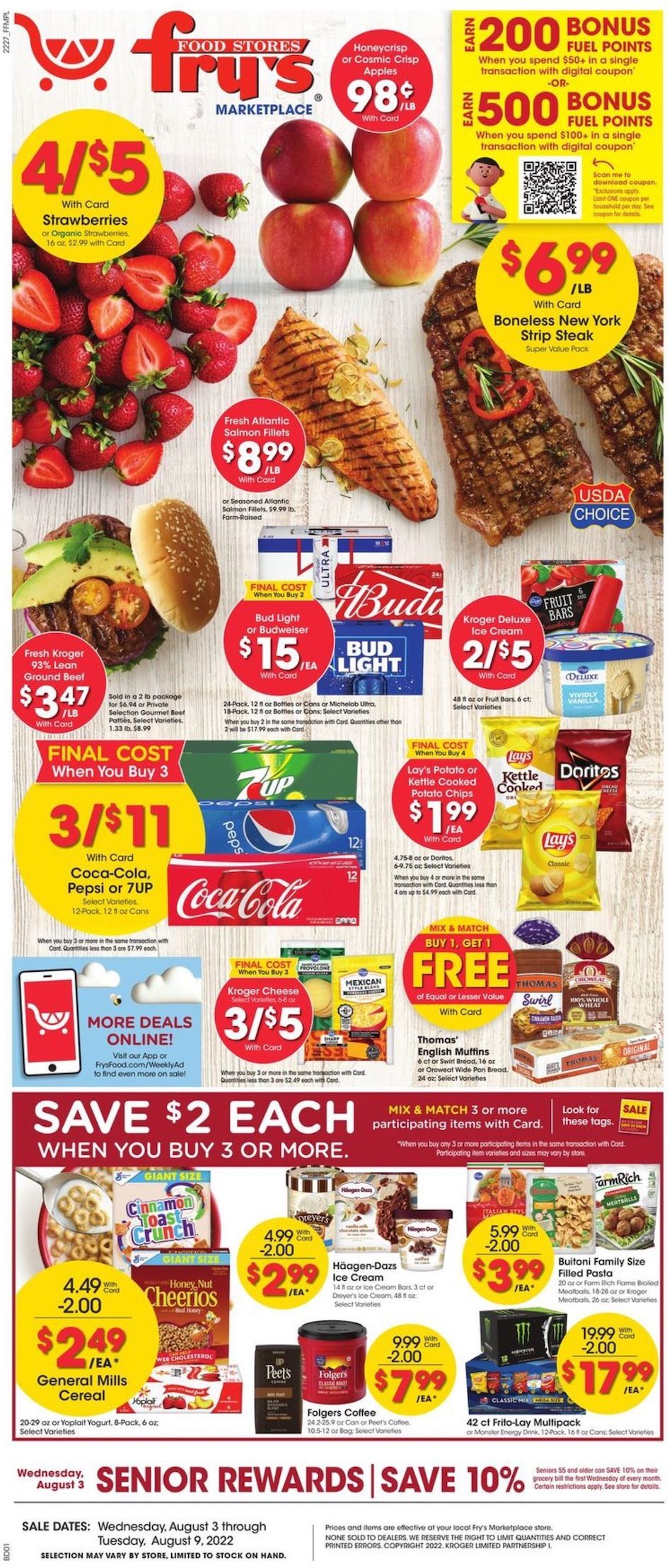 Fry's Weekly Ad Aug 3 - 9, 2022 - Weeklyads2