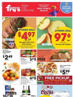 Fry's Weekly Ad Dec 26 2019 - Jan 1, 2020