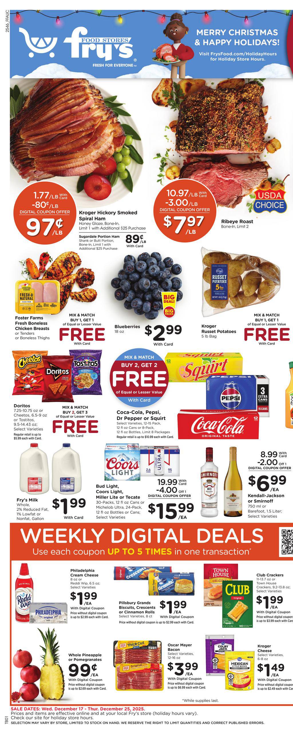 Fry's Weekly Ad December 17 - 25, 2025 | WeeklyAds2