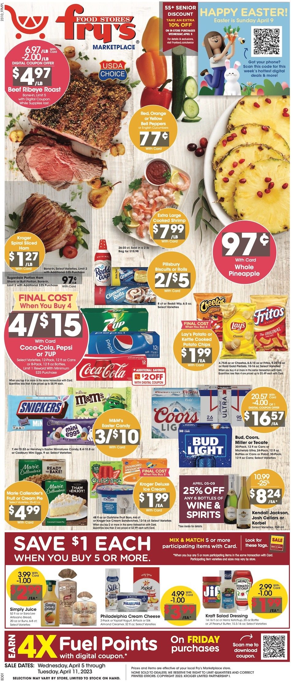 Fry's Weekly Ad Easter Apr 5 11, 2023 WeeklyAds2