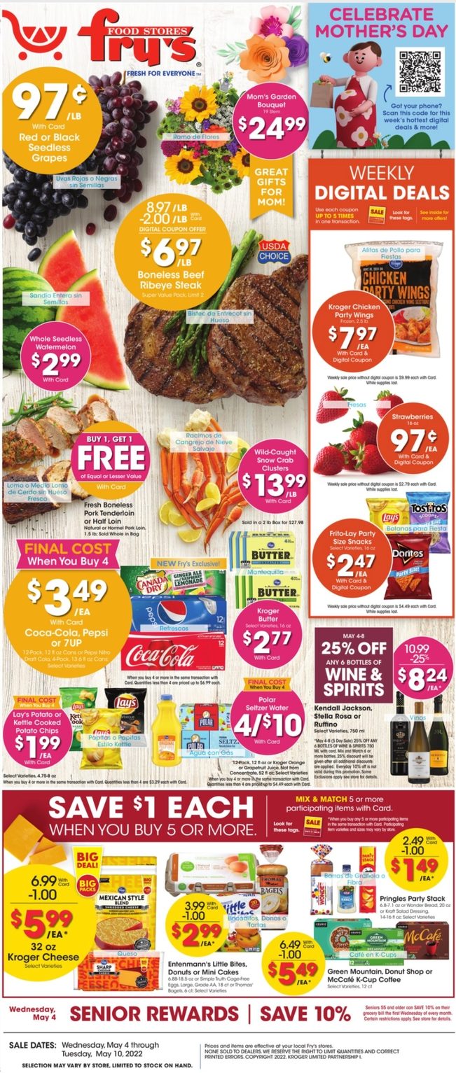 Fry's Weekly Ad May 4 - 10, 2022 - WeeklyAds2