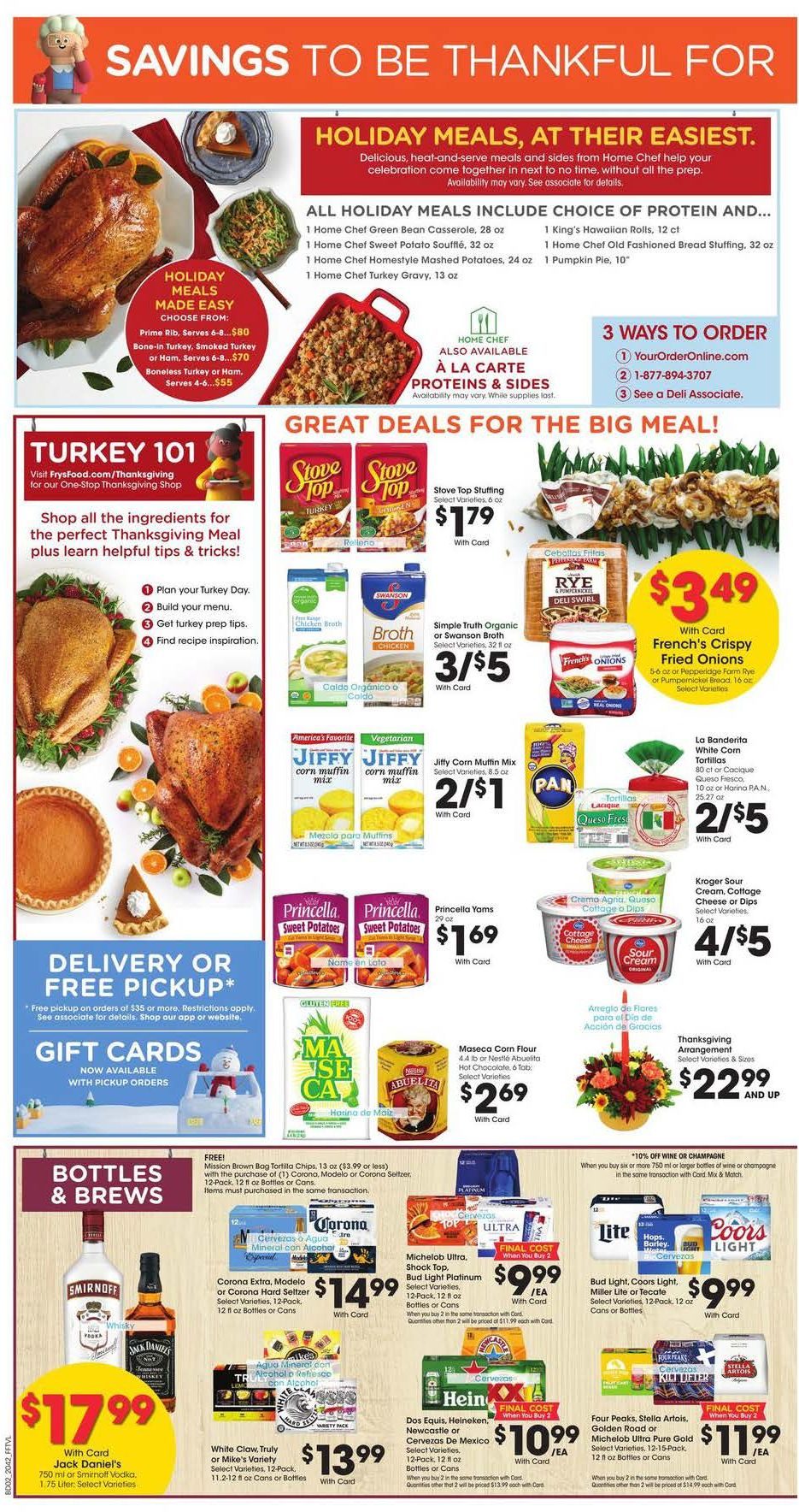 Fry's Weekly Ad Nov Thanksgiving 18 26, 2020 WeeklyAds2