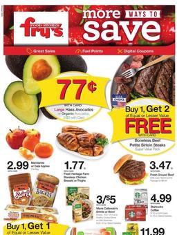 Fry's Weekly Ad Sep 11 - 17, 2019