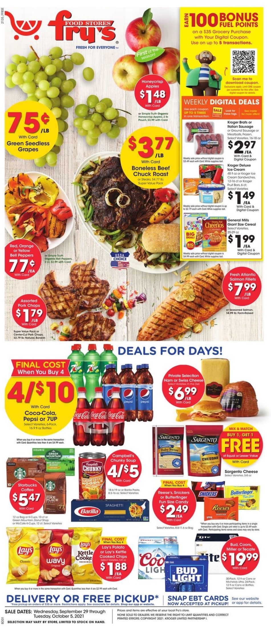 Fry's Weekly Ad Sep 29 - Oct 5, 2021 - WeeklyAds2