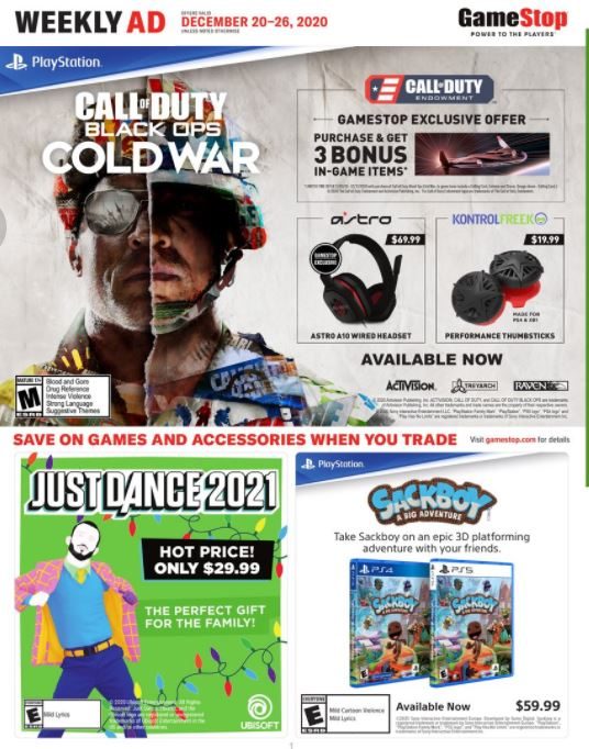 GameStop Weekly Ad