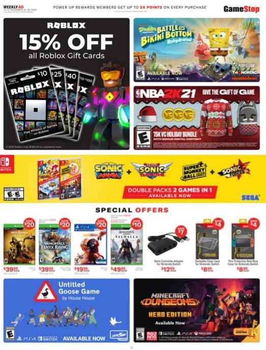 Gamestop Weekly Ad Dec 20 26, 2020 WeeklyAds2