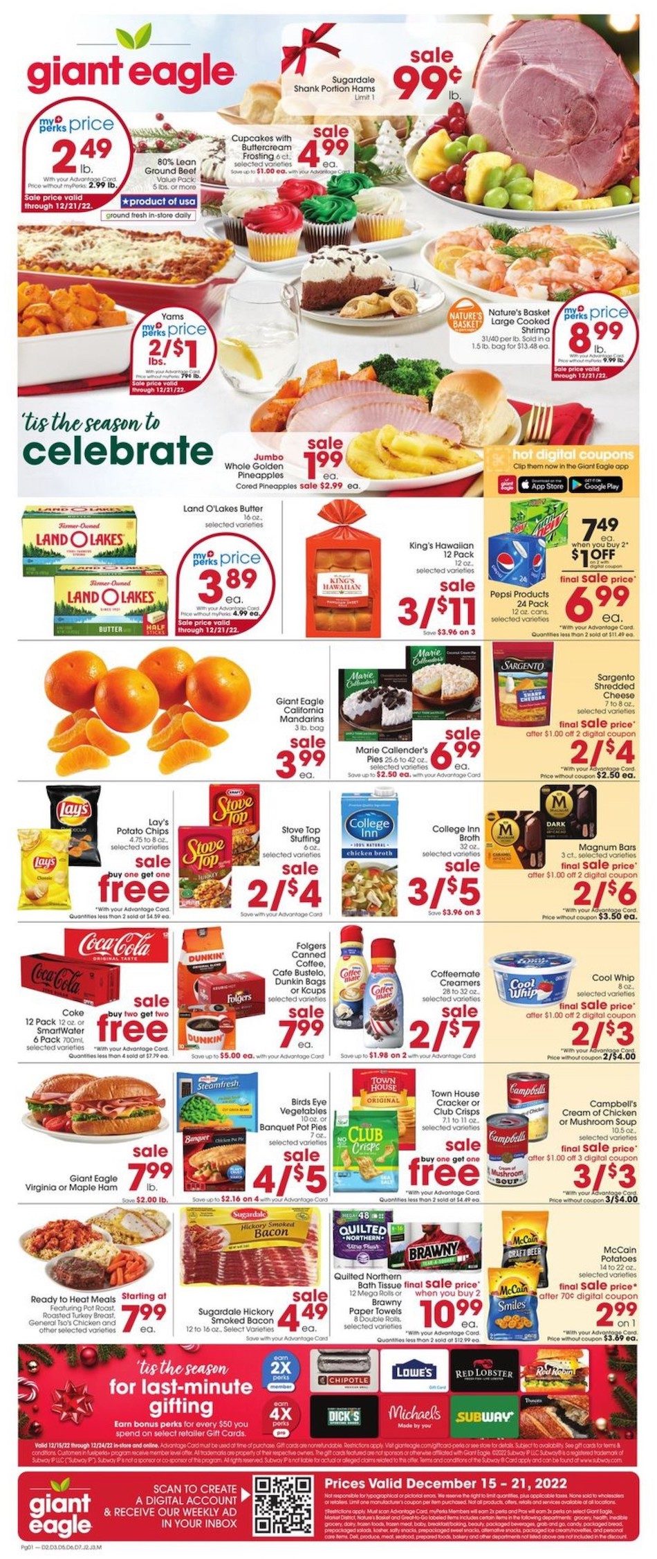 Giant Eagle Weekly Ad Dec 15 21, 2022 WeeklyAds2