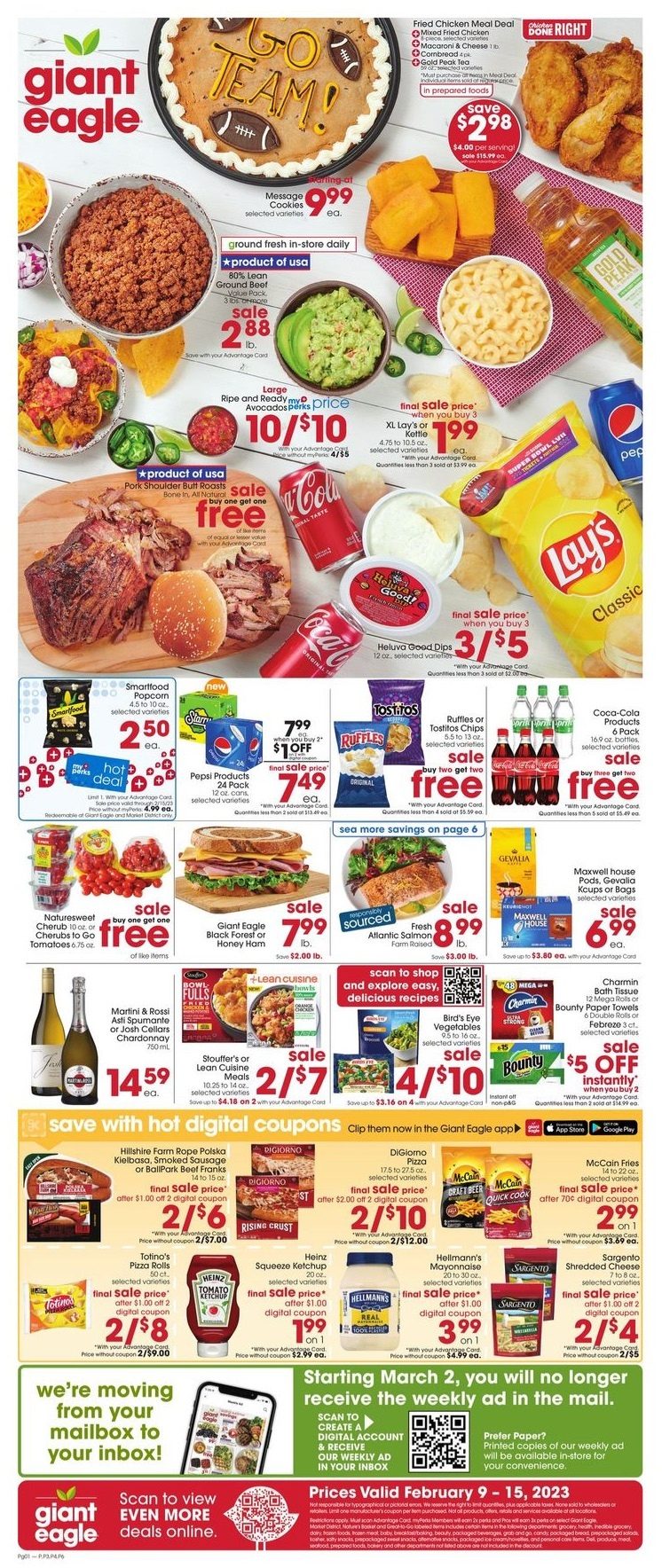 Giant Eagle Weekly Ad Feb 9 15, 2023 WeeklyAds2