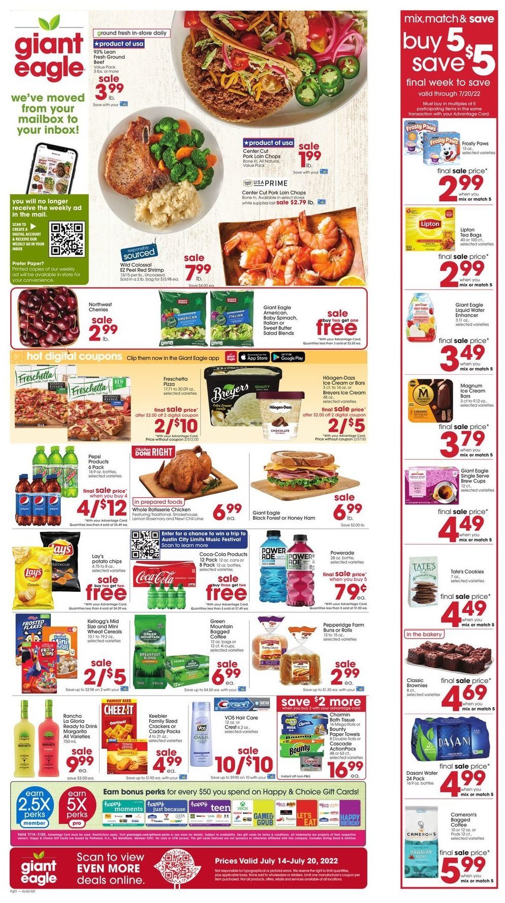 Giant Eagle Weekly Ad Jul 14 20, 2022 WeeklyAds2