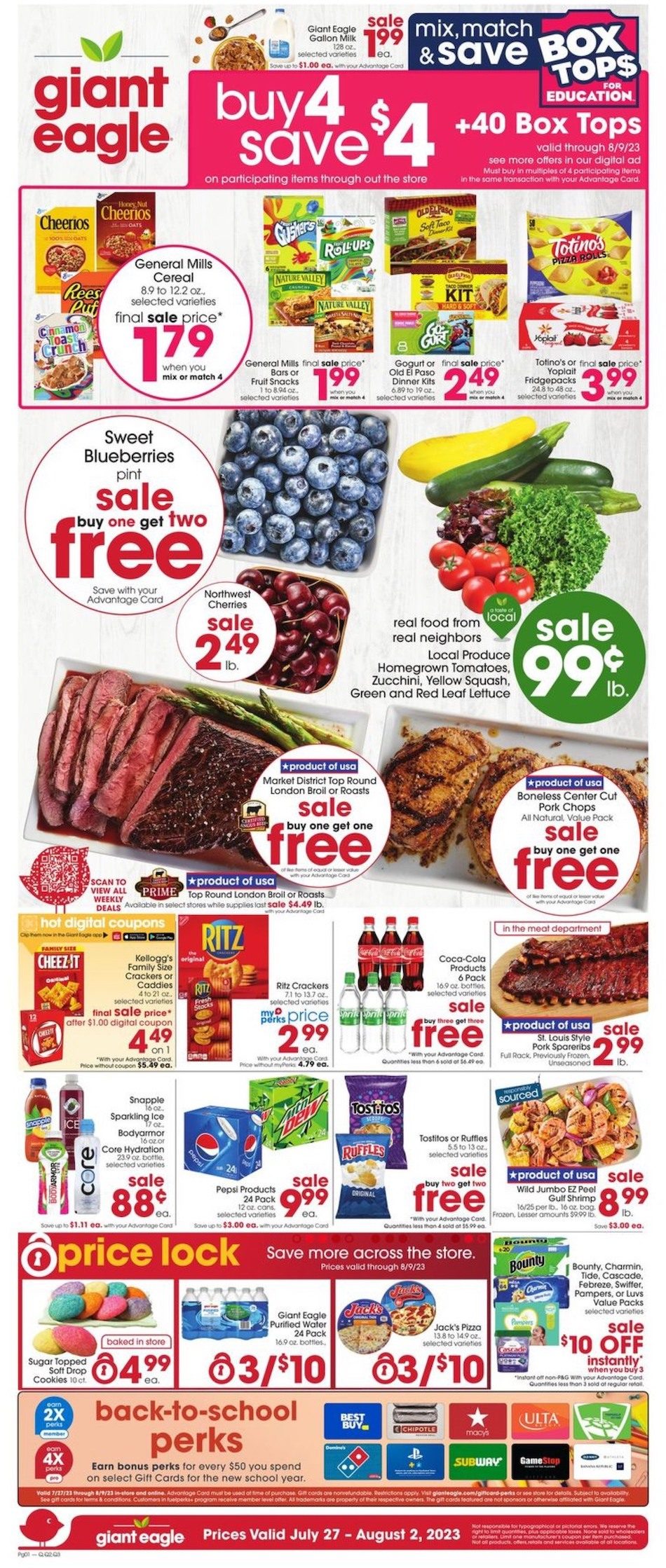 Giant Eagle Weekly Ad Jul 27 Aug 2, 2023 WeeklyAds2