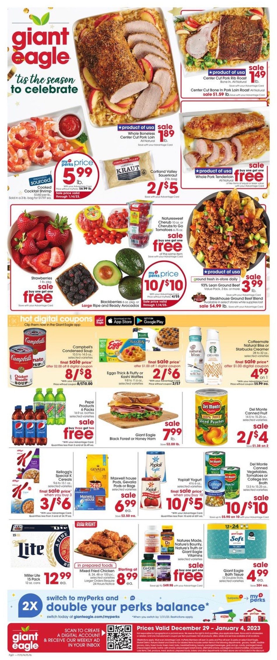 Giant Eagle Weekly Ad New Year 2022 2023 WeeklyAds2