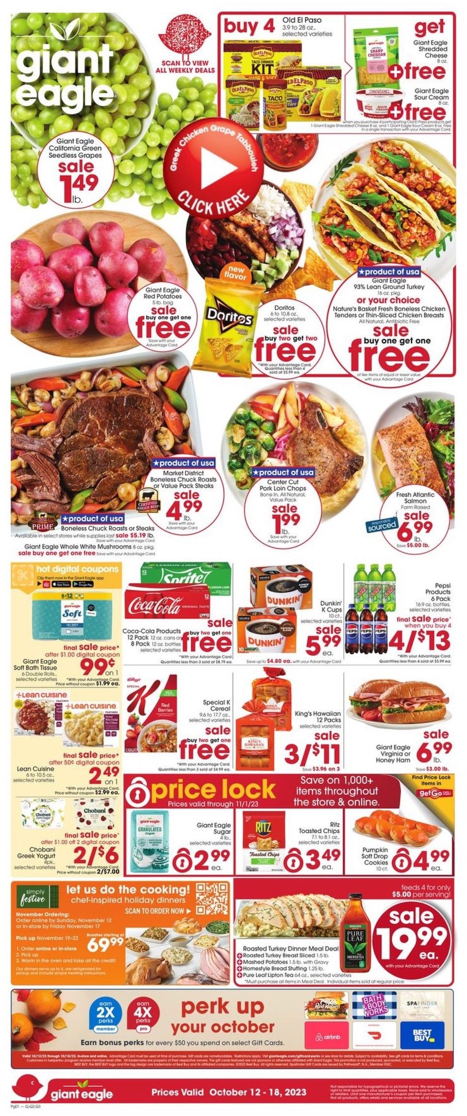 Giant Eagle Weekly Ad Oct 12 18, 2023 WeeklyAds2