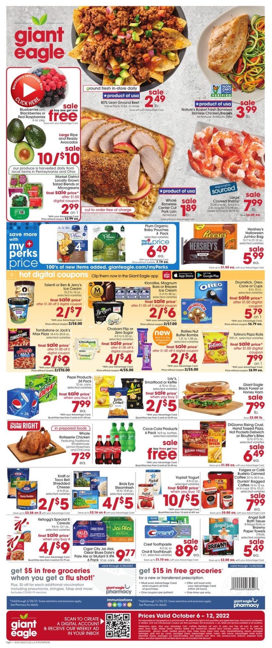 Giant Eagle Weekly Ad Oct 6 12, 2022 WeeklyAds2