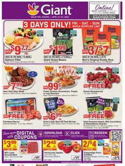 Giant Weekly Ad Apr 21 - 27, 2023