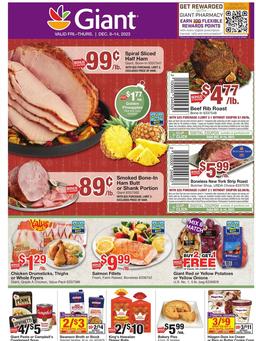 Giant Weekly Ad Dec 8 - 14, 2023