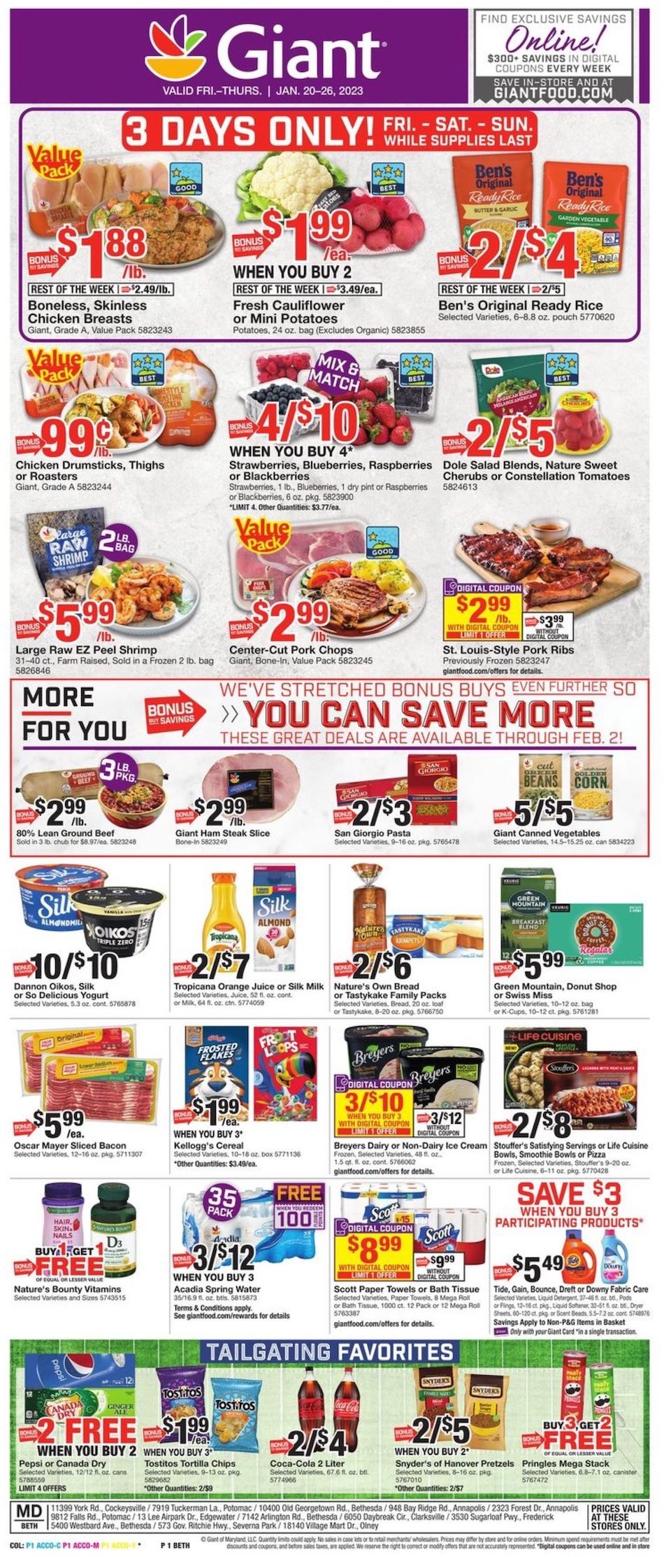 Giant Weekly Ad Sale Jan 20 26, 2023 WeeklyAds2