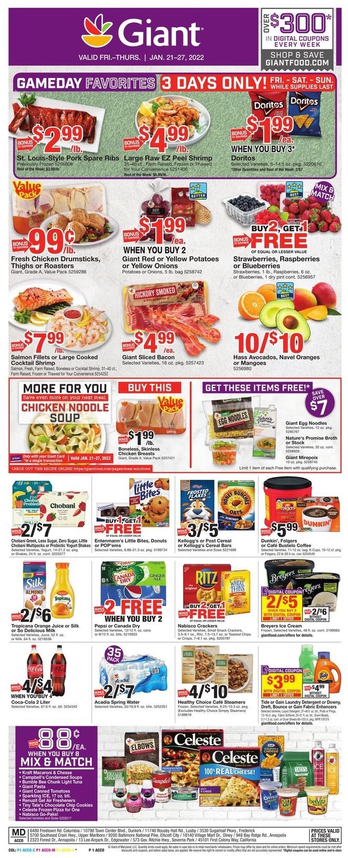 Giant Weekly Ad Jan 21 - 27, 2022 - WeeklyAds2