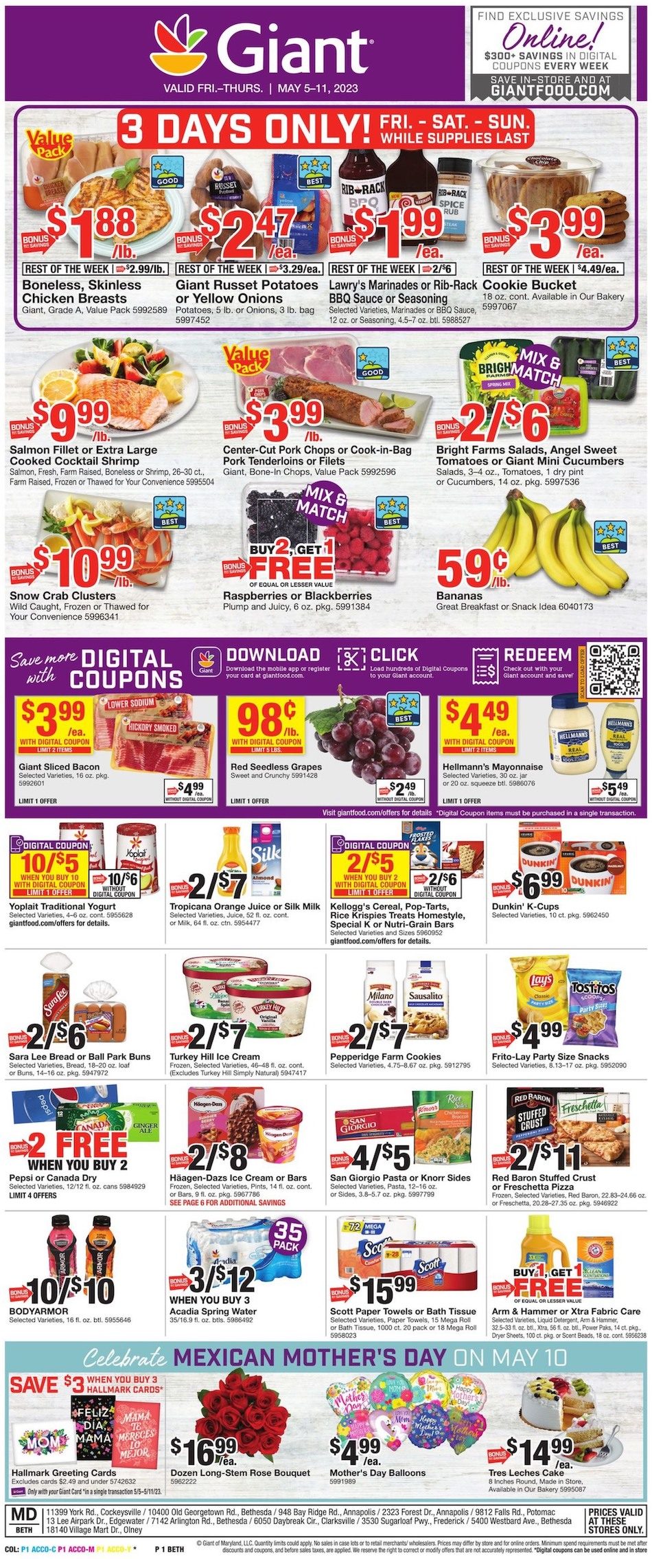 Giant Weekly Ad Sale May 5 - 11, 2023 - WeeklyAds2