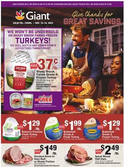Giant Weekly Ad Nov 10–16, 2023