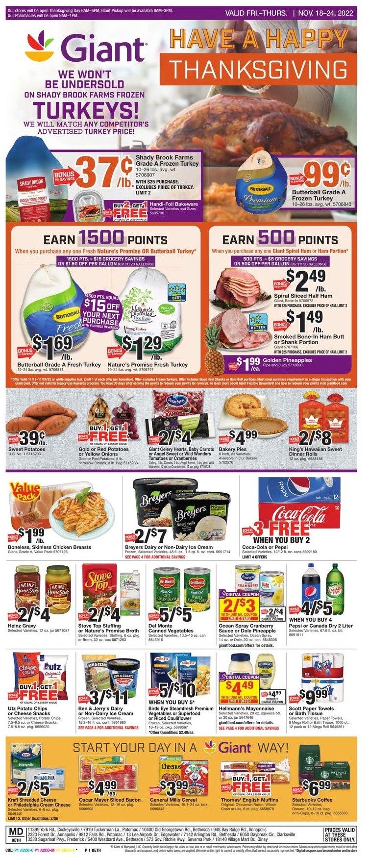 Giant Weekly Ad Nov 18 - 24, 2022 - WeeklyAds2