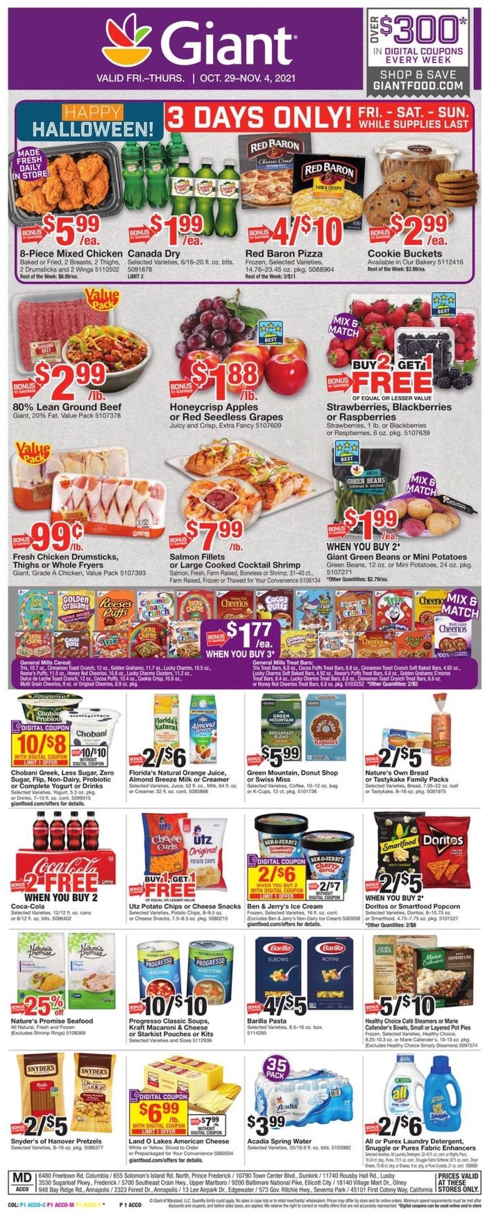 Giant Weekly Ad Oct 29 - Nov 4, 2021 - WeeklyAds2