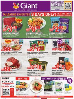 Giant Weekly Ad Sep 15–21, 2023