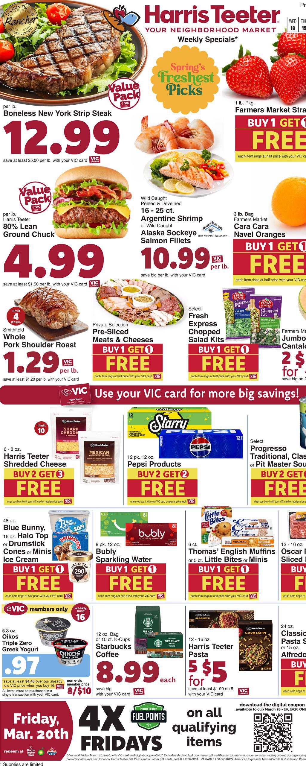 Harris Teeter Weekly Ad March 18 - 24, 2026
