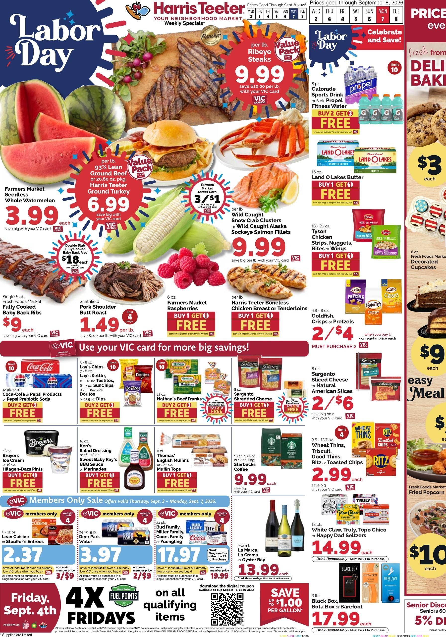 Harris Teeter Weekly Ad September 2 - 8, 2026 page 1