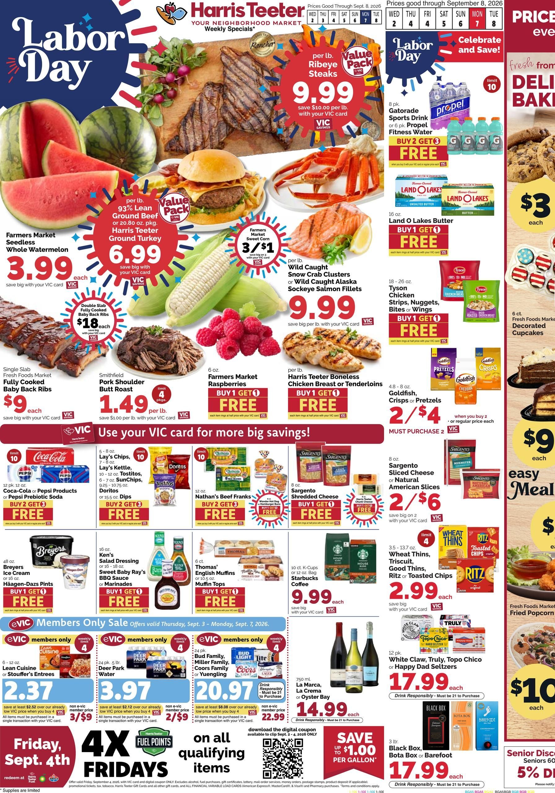Harris Teeter Weekly Ad September 2 - 8, 2026 page 1