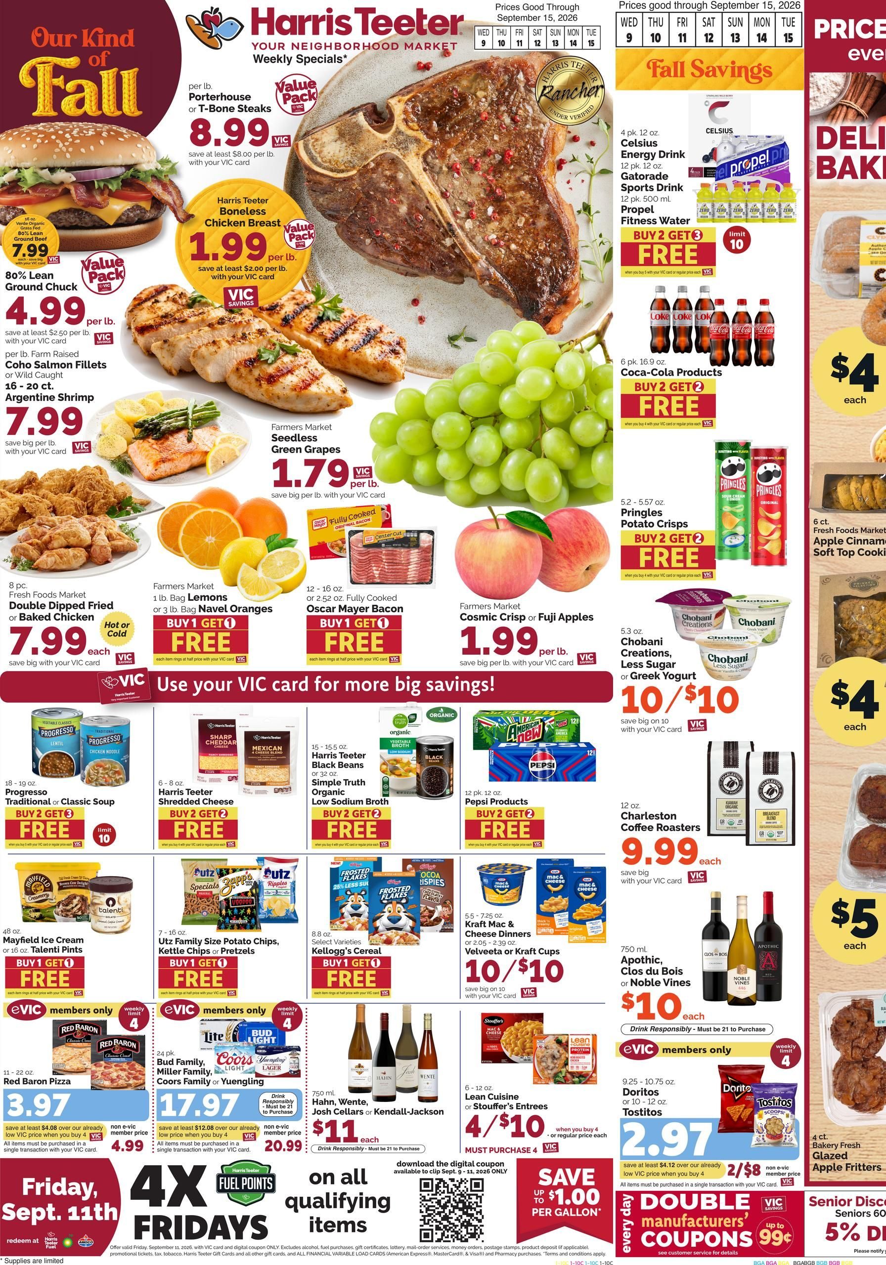 Harris Teeter Weekly Ad September 9 - 15, 2026 page 1