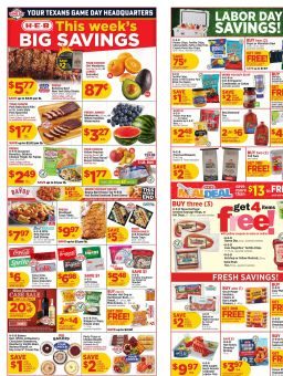 H-E-B Weekly Ad September 2 - 8, 2026