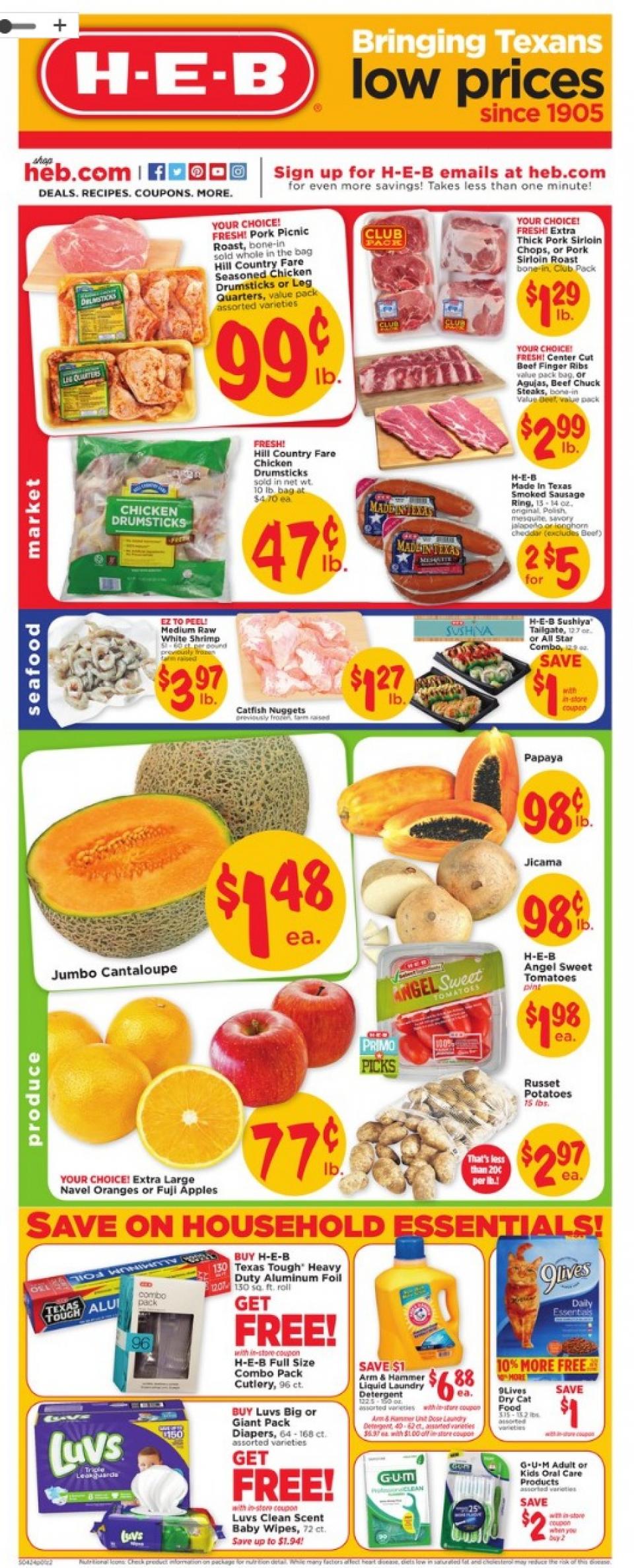 HEB Weekly Ad Apr 24 - 30, 2019 - WeeklyAds2