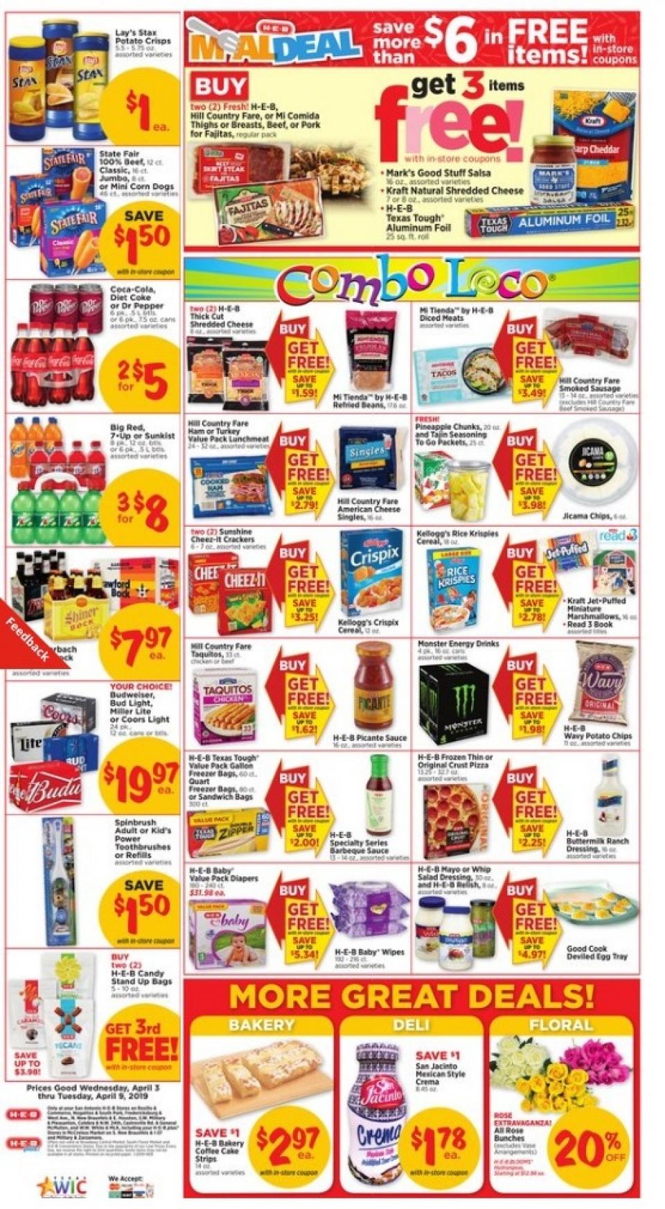 HEB Weekly Ad Apr 3 - 9, 2019 - WeeklyAds2