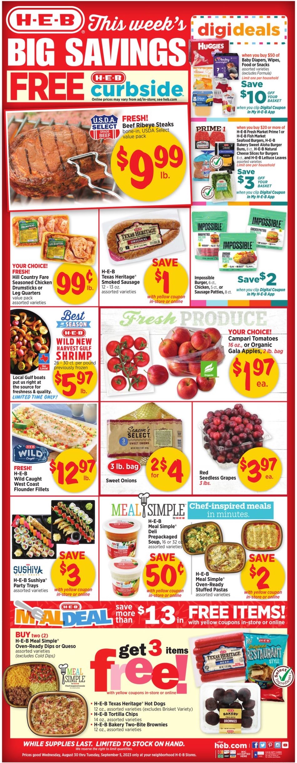 HEB Weekly Ad Aug 30 - Sep 5, 2023 - WeeklyAds2