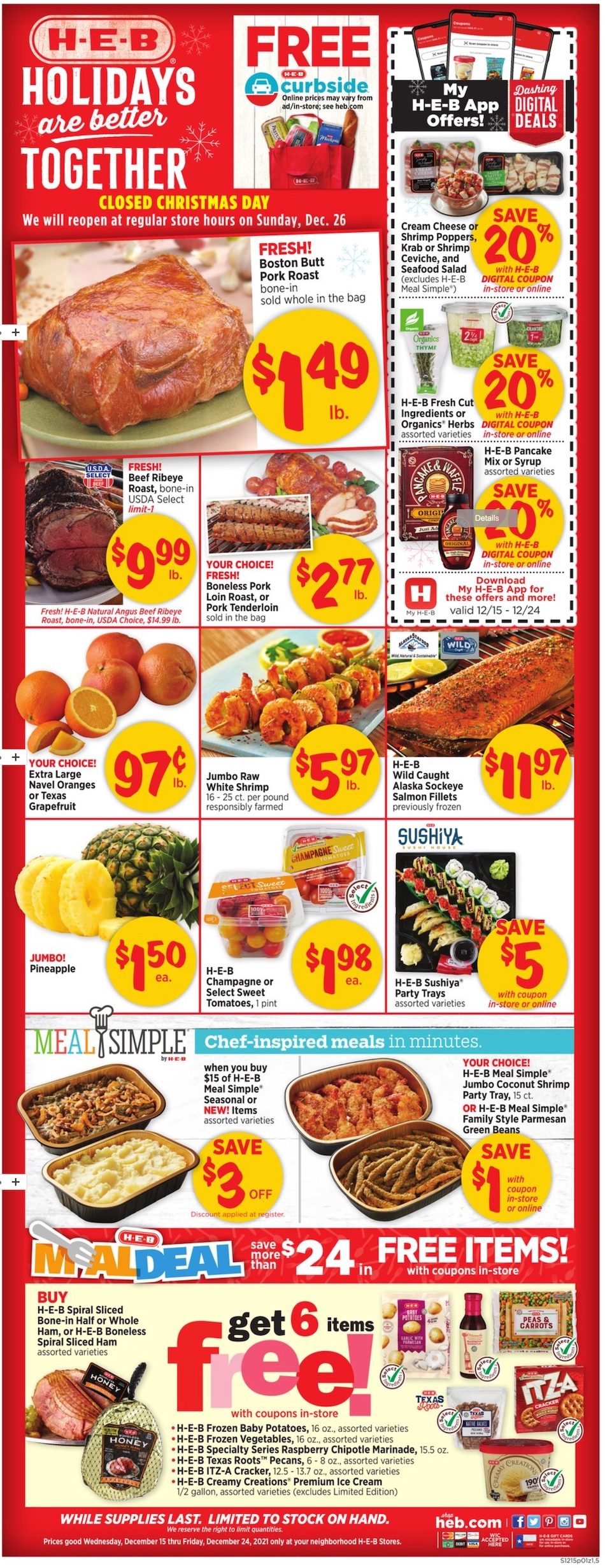 HEB Weekly Ad Dec 15 - 24, 2021 - WeeklyAds2