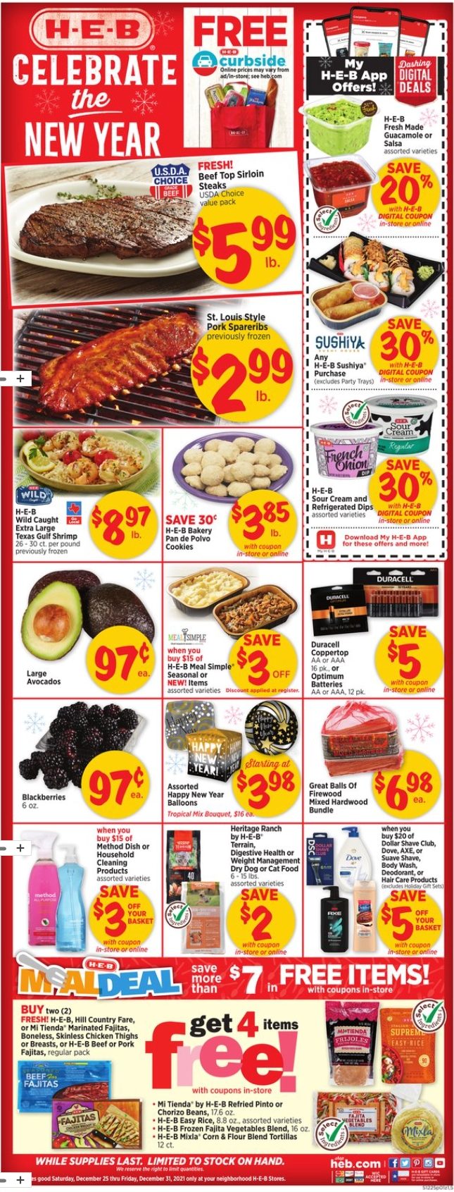 HEB Weekly Ad Dec 25 31, 2021 WeeklyAds2