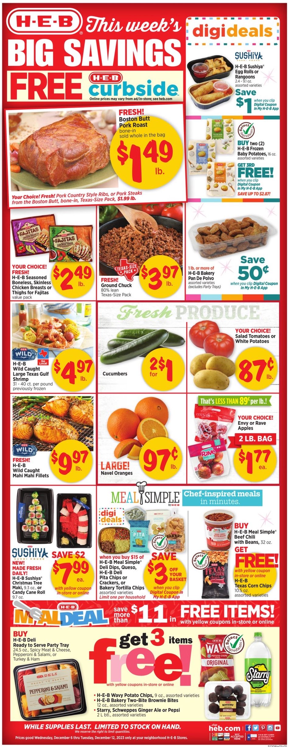 HEB Weekly Ad Dec 6 12, 2023 WeeklyAds2