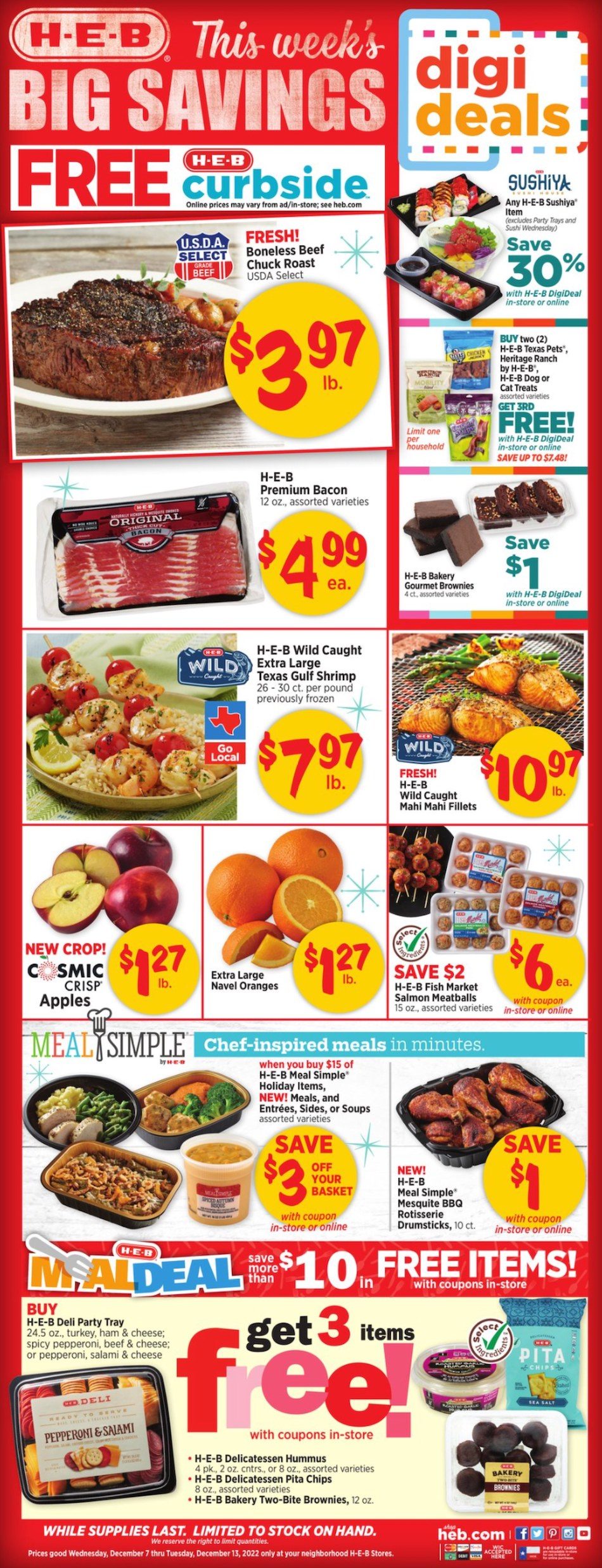 HEB Weekly Ad Dec 7 - 13, 2022 - WeeklyAds2