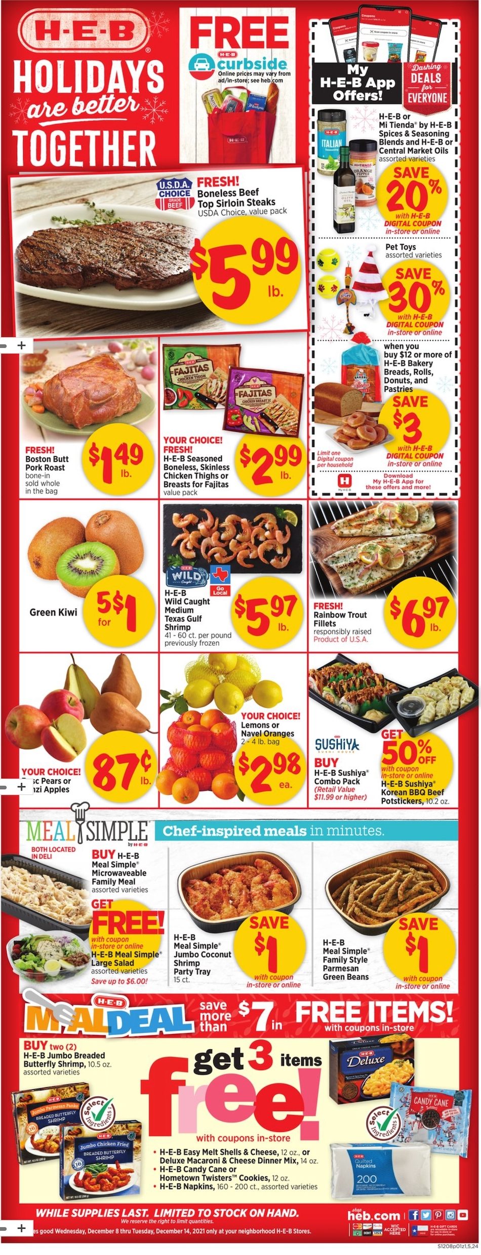 HEB Weekly Ad Dec 8 - 14, 2021 - WeeklyAds2