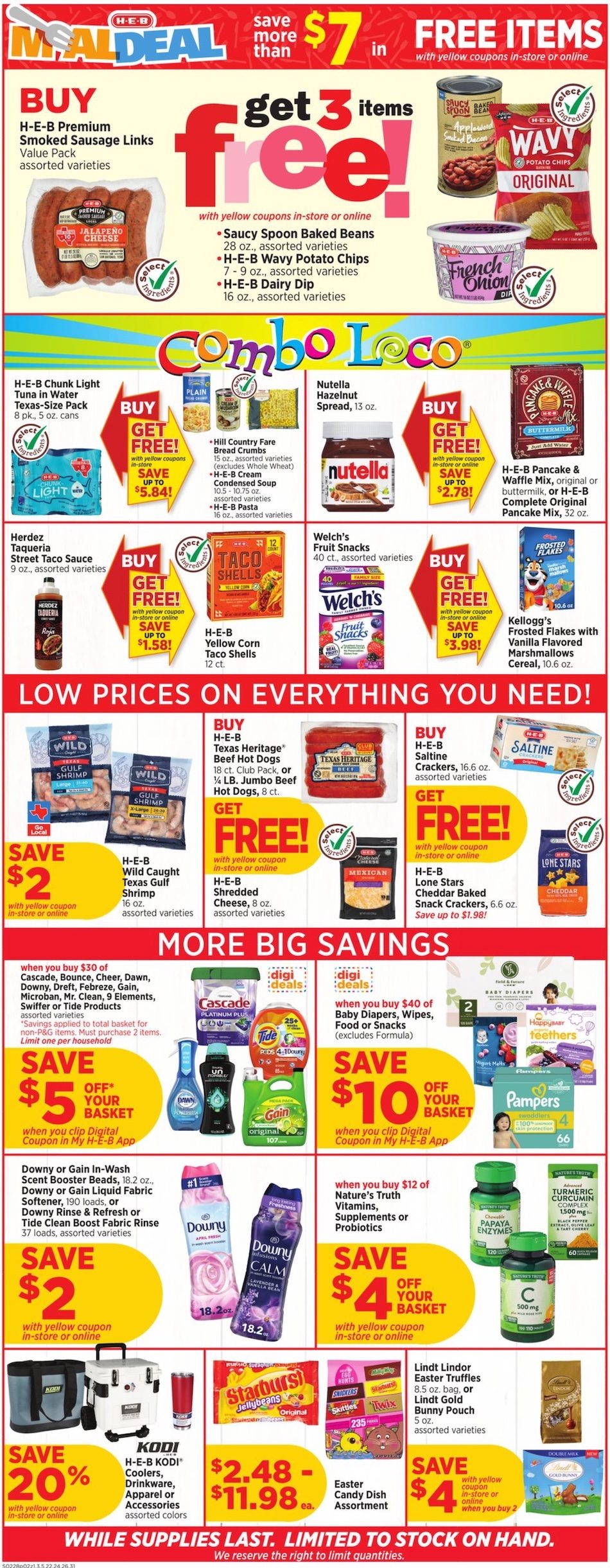 HEB Weekly Ad Feb 28 - Mar 5, 2024 - WeeklyAds2