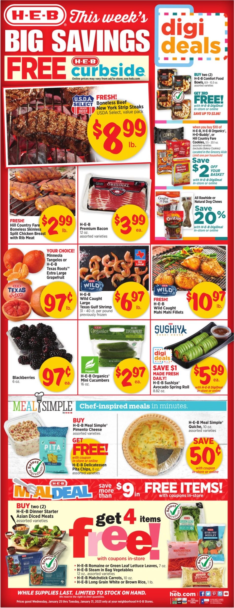 HEB Weekly Ad Sale Jan 25 31, 2023 WeeklyAds2