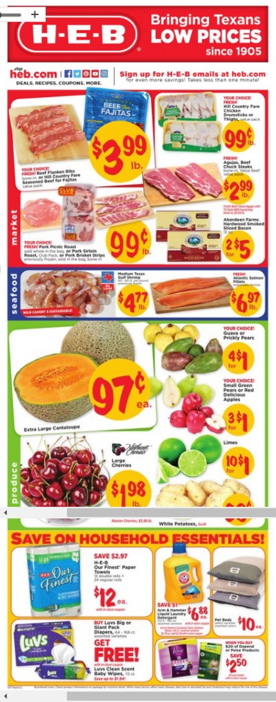 HEB Weekly Ad Jul 10 16, 2019 WeeklyAds2