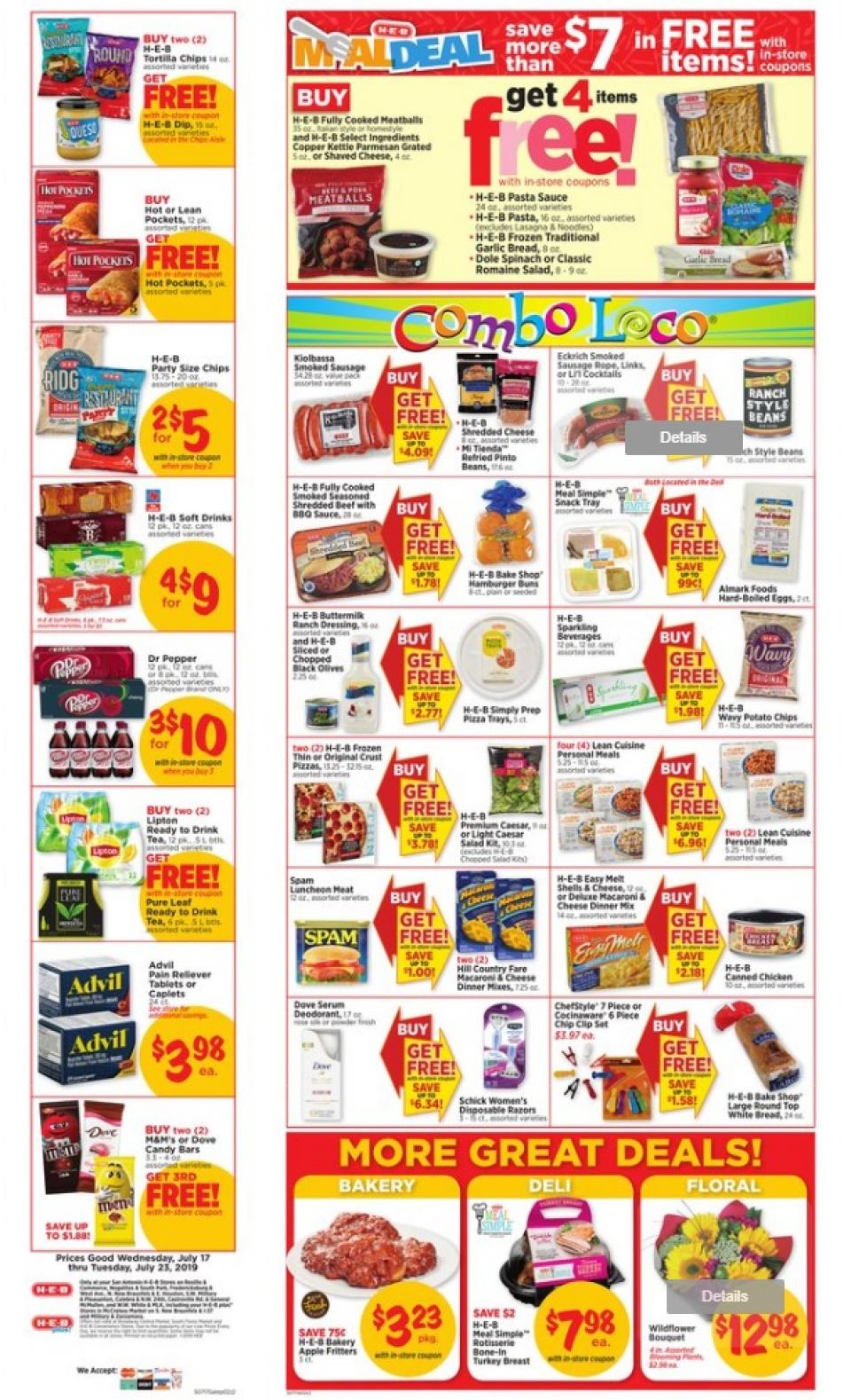 HEB Weekly Ad Jul 17 - 23, 2019 - WeeklyAds2