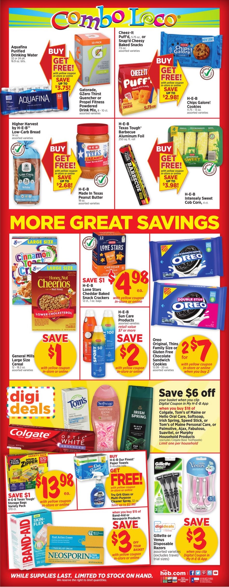 good snacks at heb