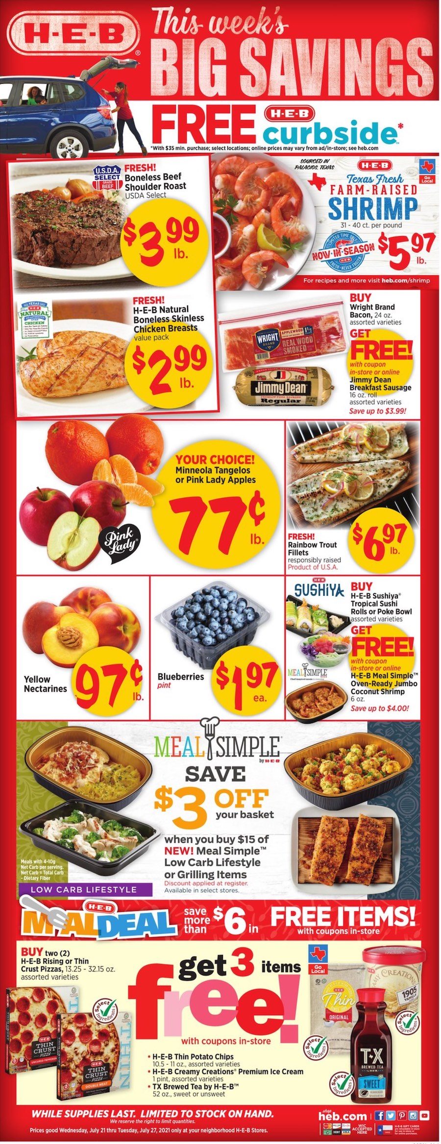 HEB Weekly Ad Jul 21 27, 2021 WeeklyAds2