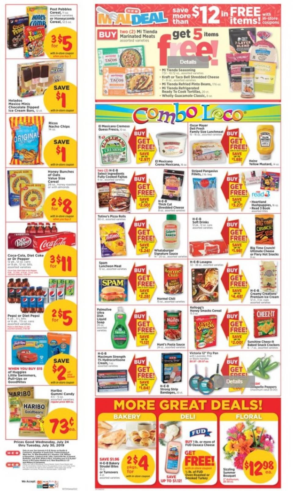 HEB Weekly Ad Jul 24 30, 2019 WeeklyAds2