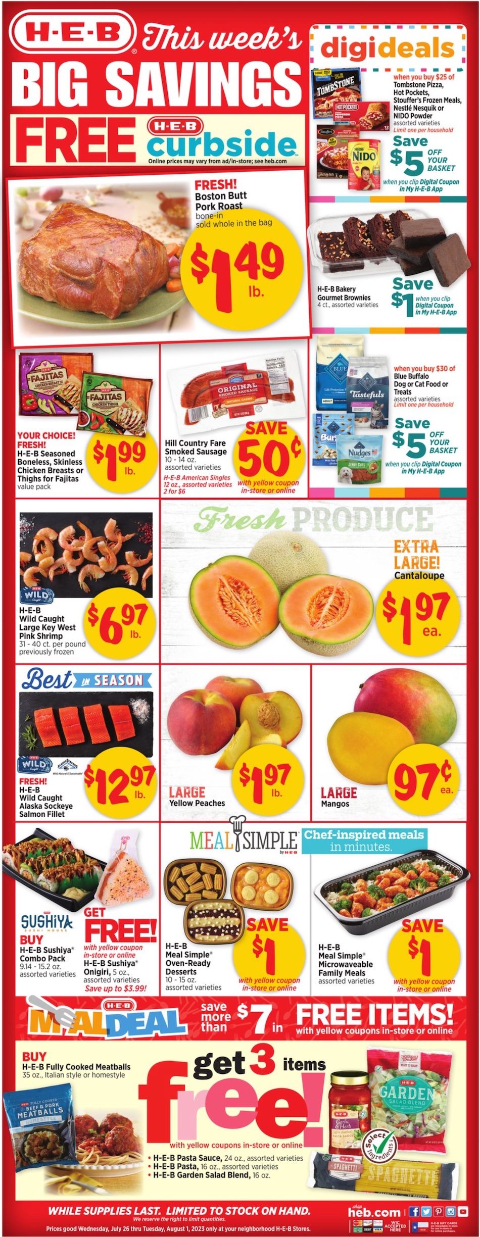 HEB Weekly Ad Jul 26 - Aug 1, 2023 - WeeklyAds2