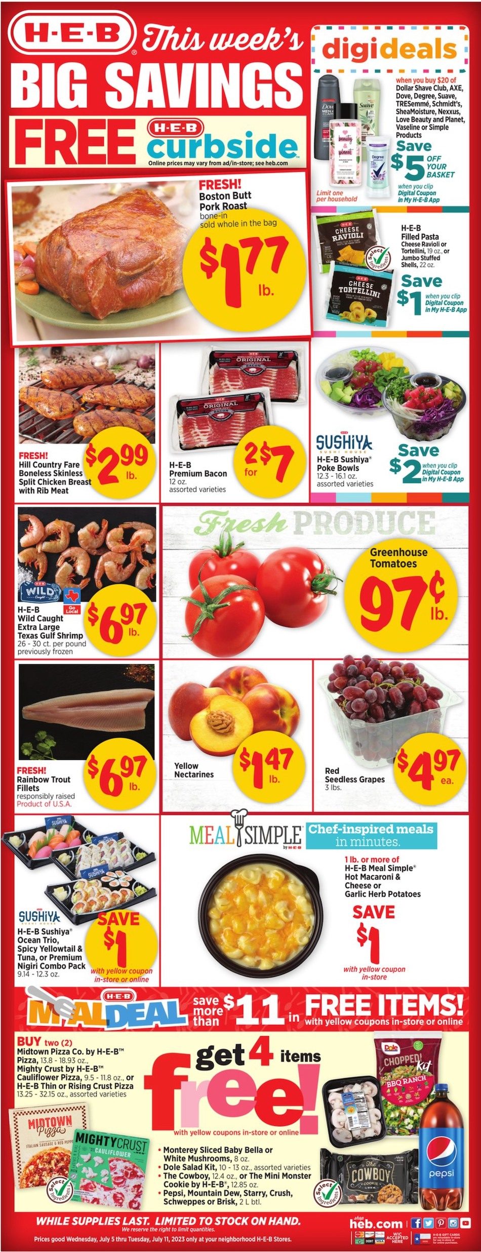 HEB Weekly Ad Jul 5 11, 2023 WeeklyAds2